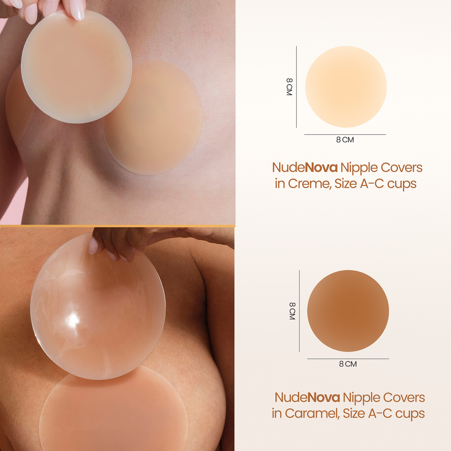 NudeNova Reusable Nipple Covers