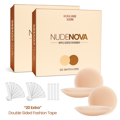 Nipple covers with lift for a seamless and natural push-up effect.