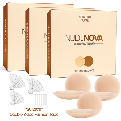 Silicone nipple covers for a smooth and invisible look under clothes