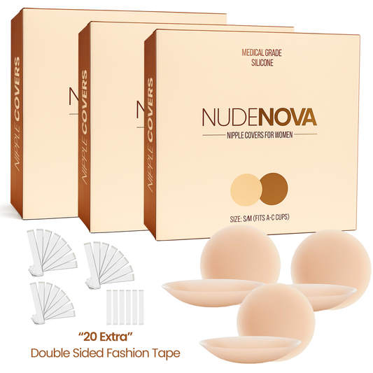 Silicone nipple covers for a smooth and invisible look under clothes